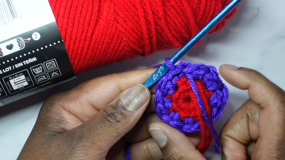 Crochet Houndstooth Beanie