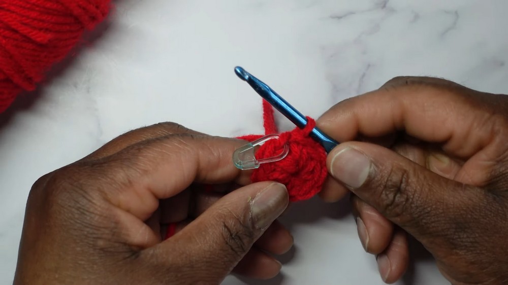 Crochet Houndstooth Beanie