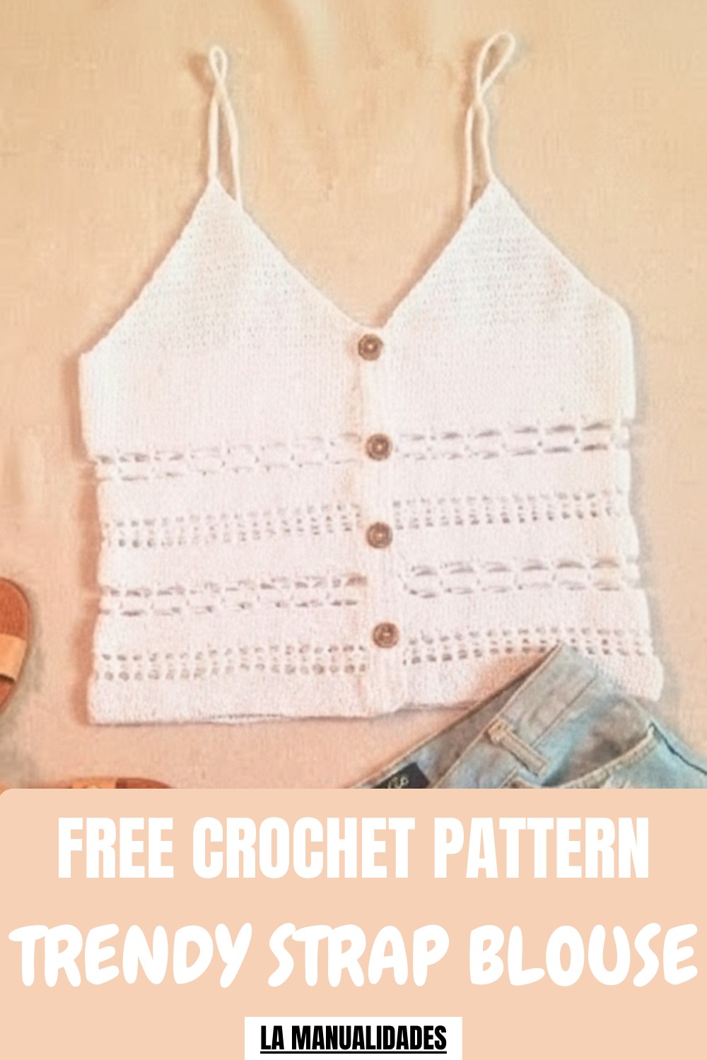 Trendy Crochet Strap Blouse Pattern