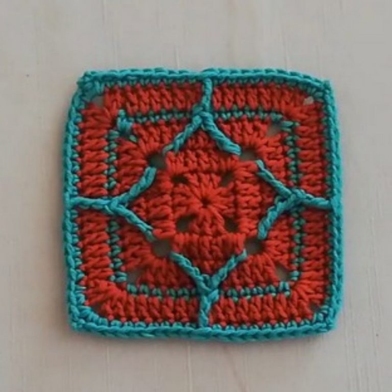 Eco-Friendly Crochet Motif Pattern for Bright and Bold Looks