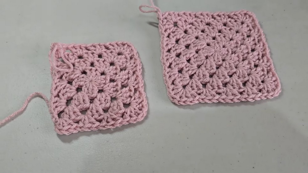 Crochet Granny Heart Bag