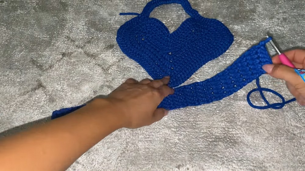 Crochet Cute Heart Bag