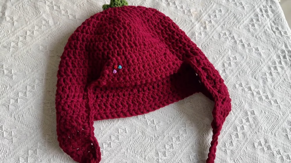 Crochet Baby Tomato Hat