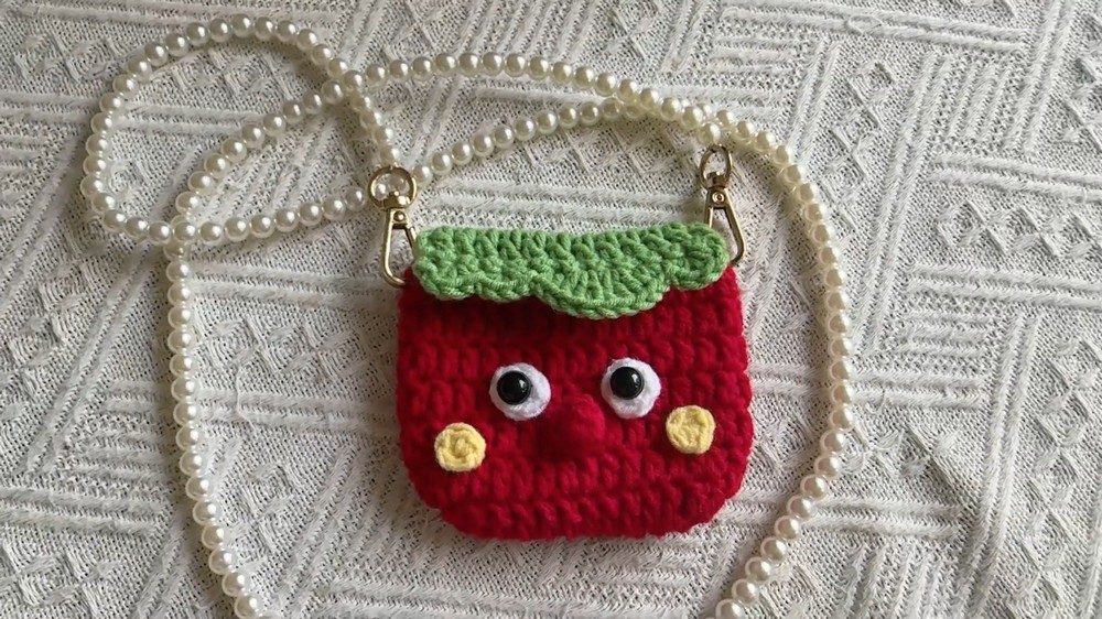 Crochet Baby Tomato Bag