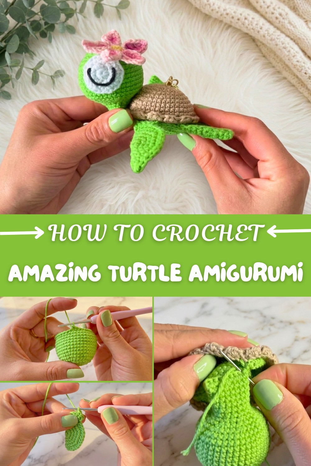 Amazing Crochet Turtle Amigurumi Pattern