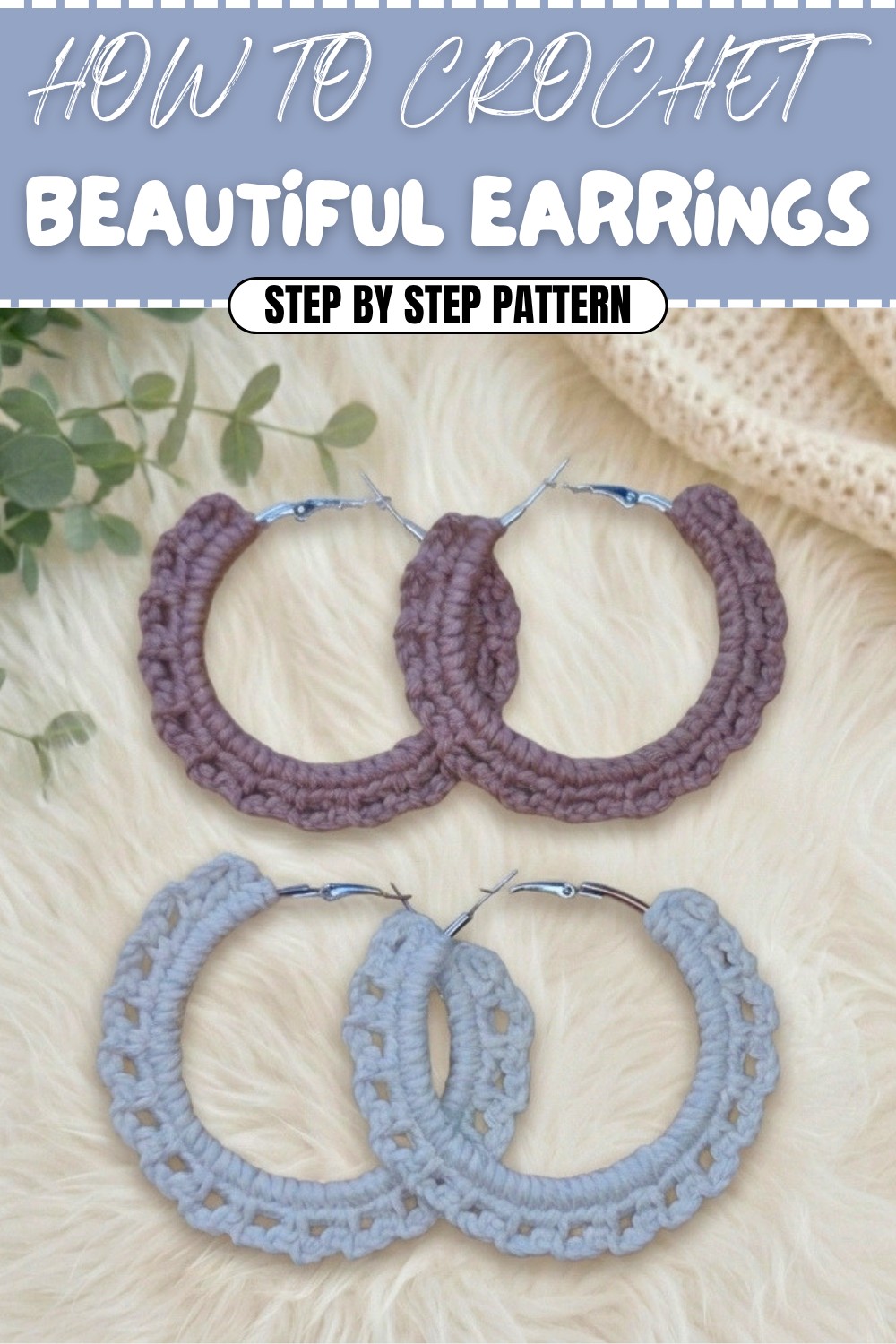 Beautiful Crochet Earrings Pattern