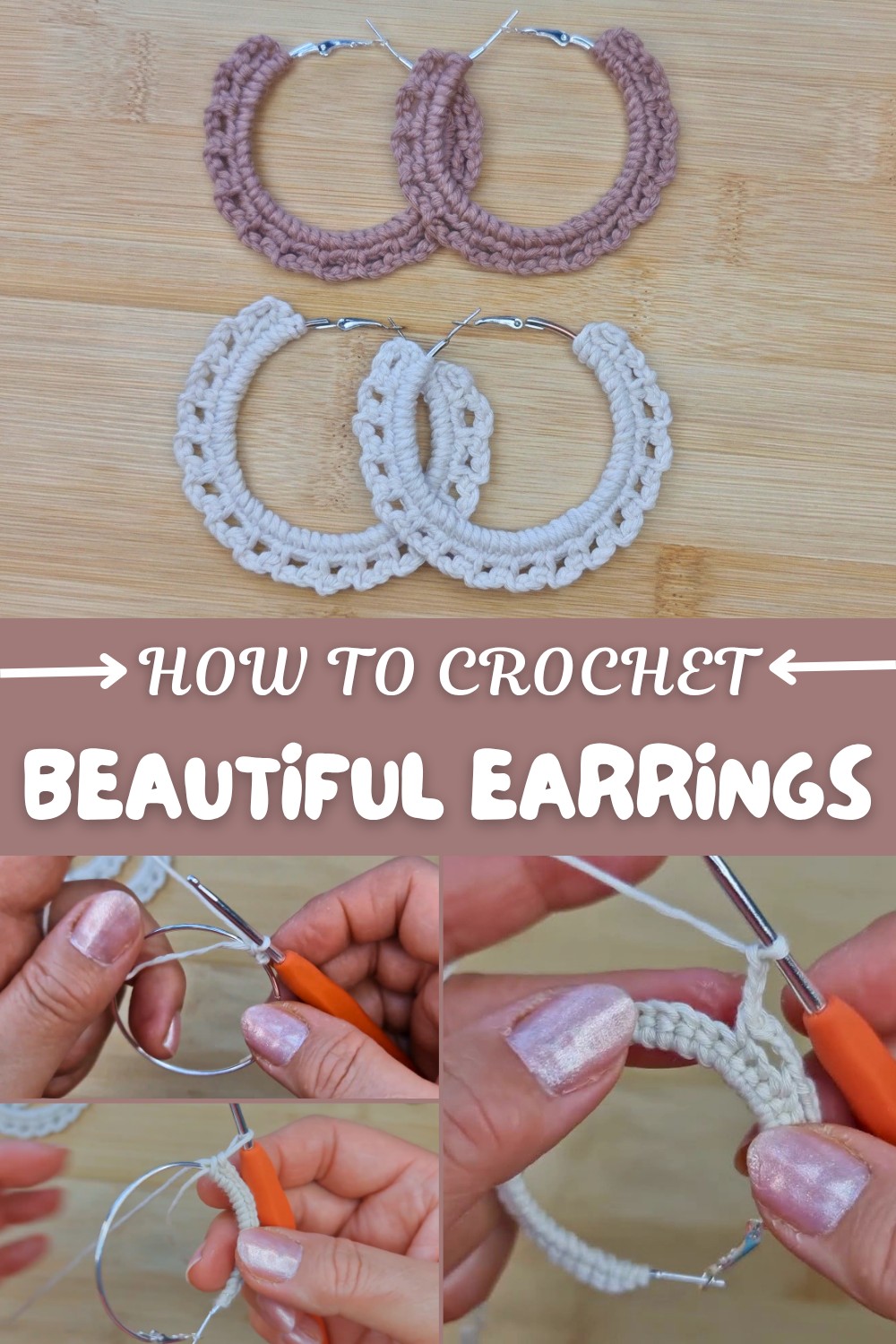 Beautiful Crochet Earrings Pattern