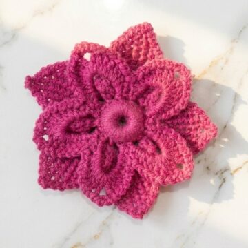 Beautiful Crochet Flower Pattern 5