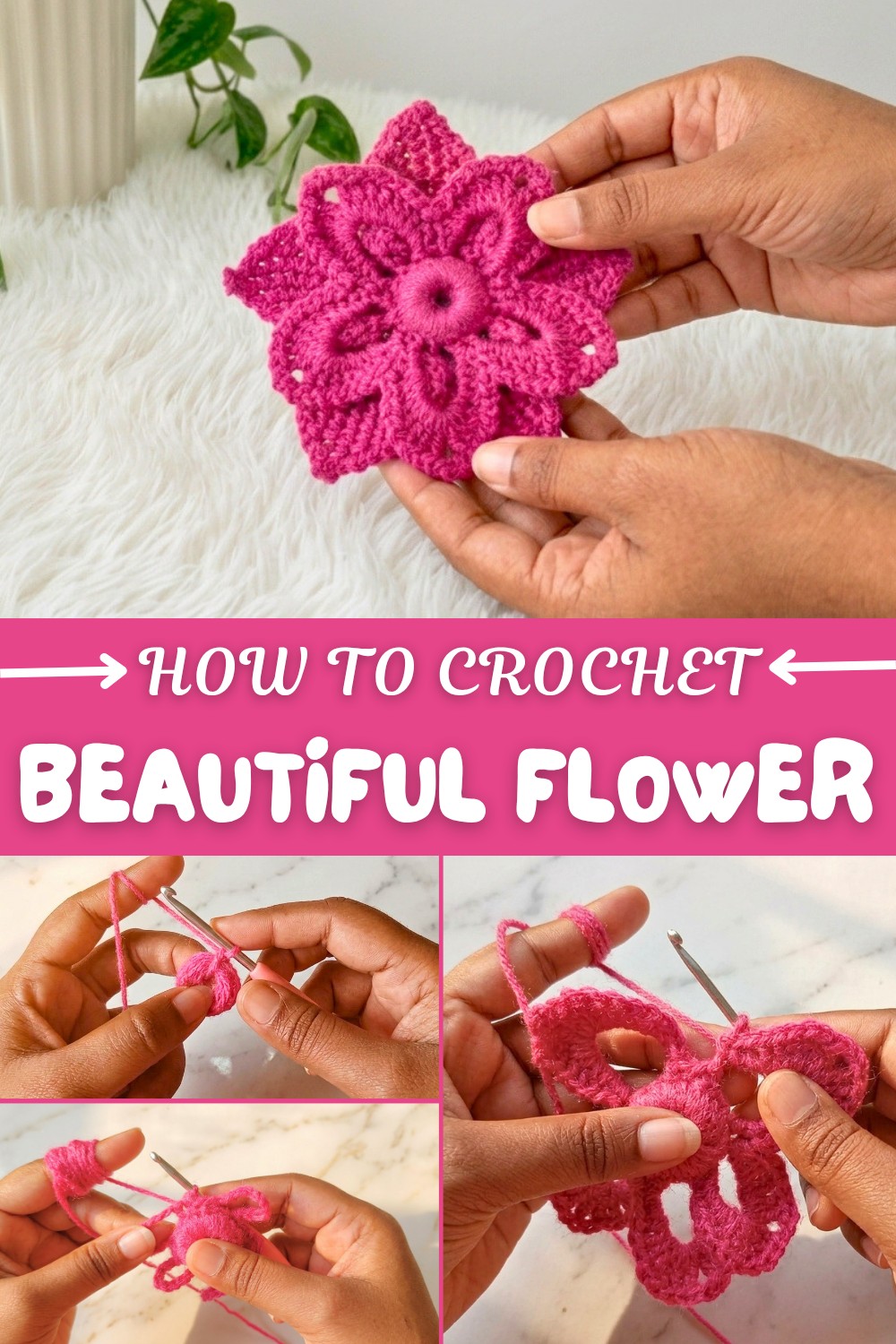 Beautiful Crochet Flower Pattern