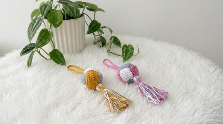 Beautiful Crochet Keychain Pattern 6
