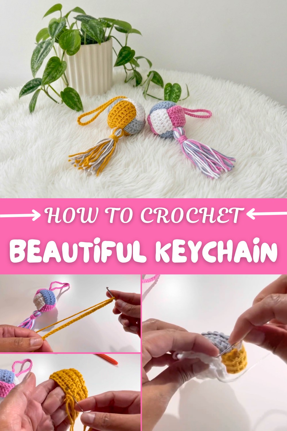 Beautiful Crochet Keychain Pattern