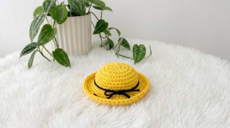 Beautiful Crochet Mini Hat Pattern 7