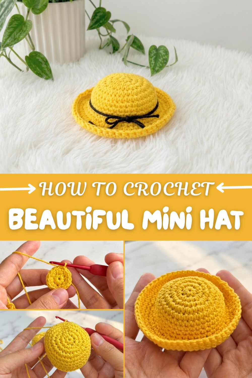 Beautiful Crochet Mini Hat Pattern