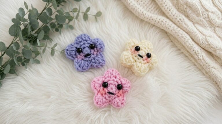 Beautiful Crochet Puff Star Pattern 6