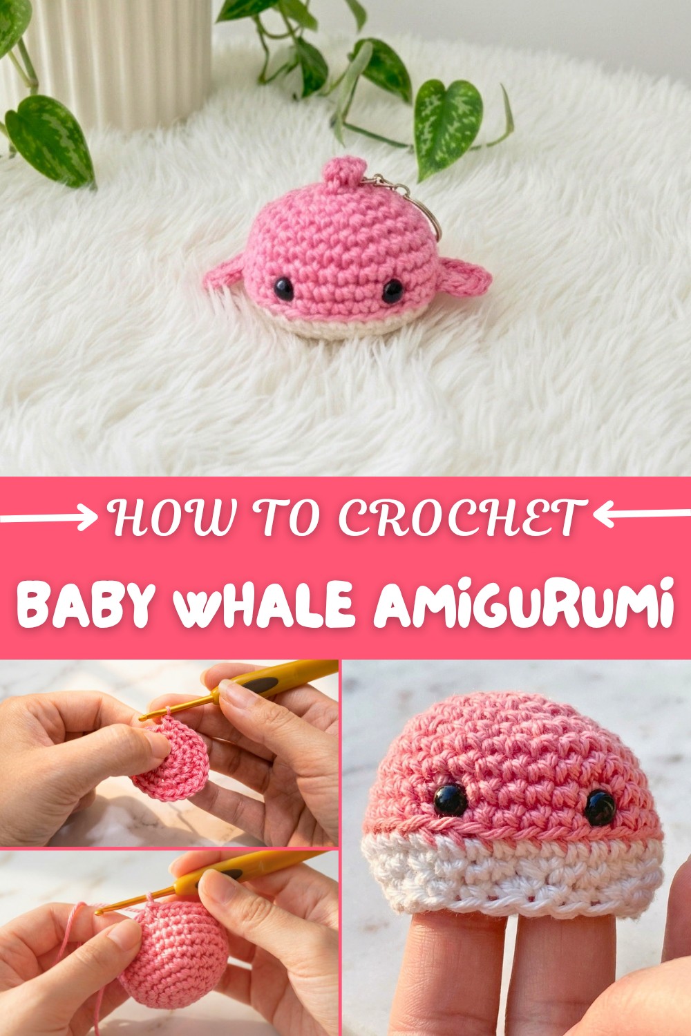 Crochet Baby Whale Amigurumi Pattern
