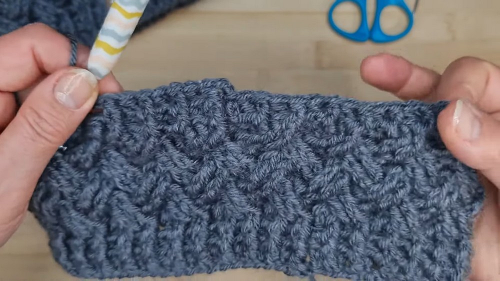 Crochet Celtic Weave Headband Pattern 5