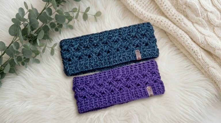 Crochet Celtic Weave Headband Pattern 6