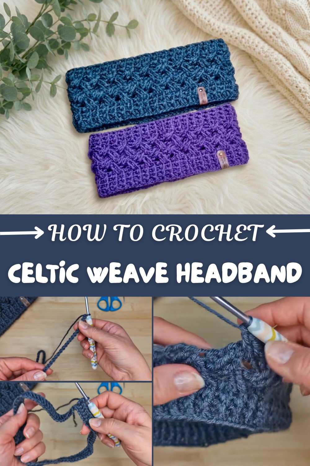 Crochet Celtic Weave Headband Pattern