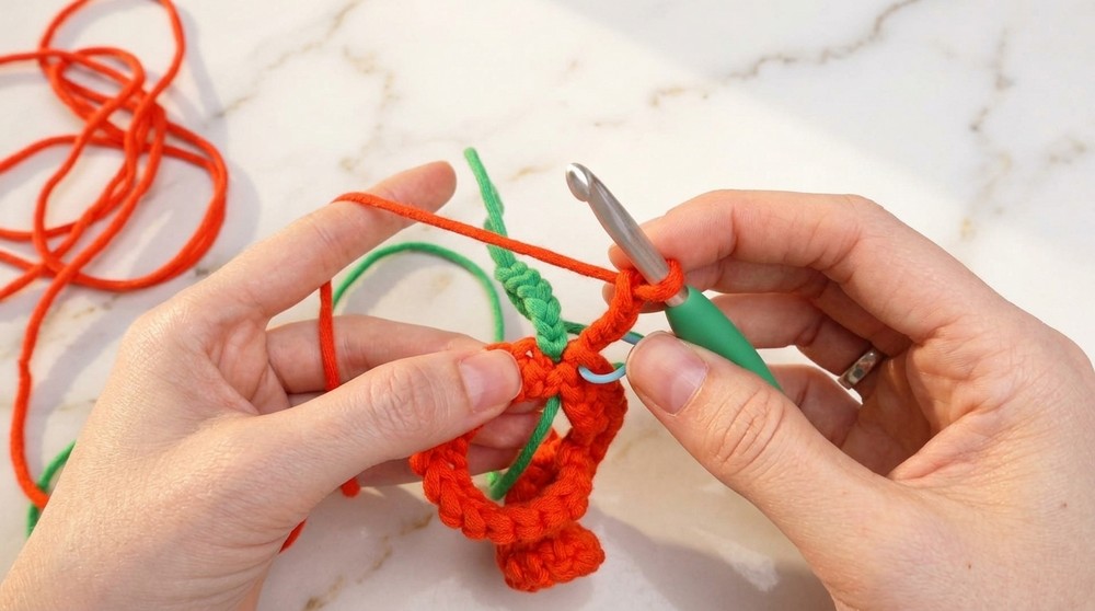 Crochet Christmas Pet Collar Pattern 4
