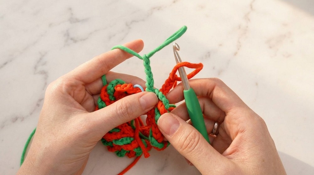 Crochet Christmas Pet Collar Pattern 5