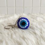 Crochet Evil Eye Keychain Pattern 6