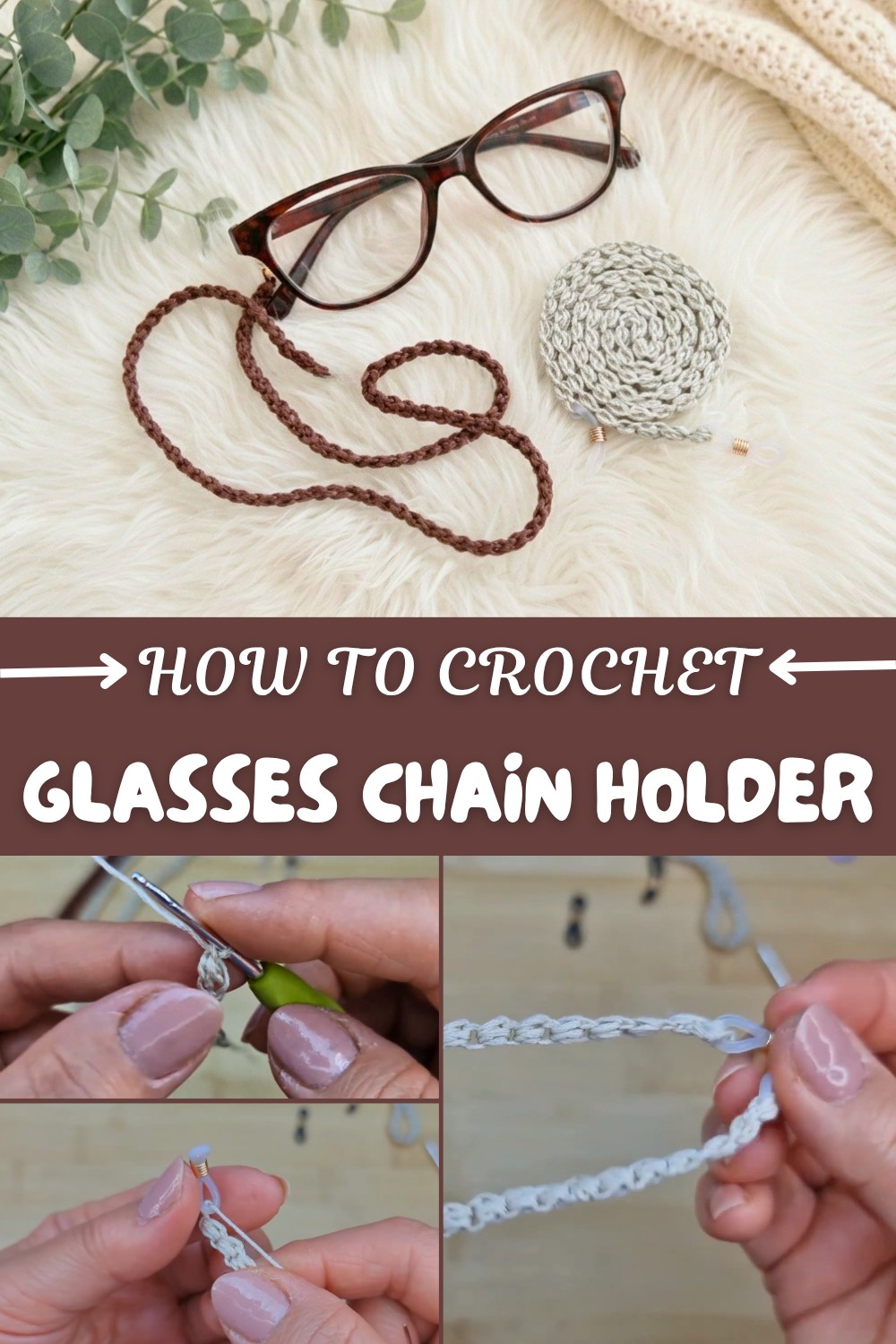 Crochet Glasses Chain Holder Pattern