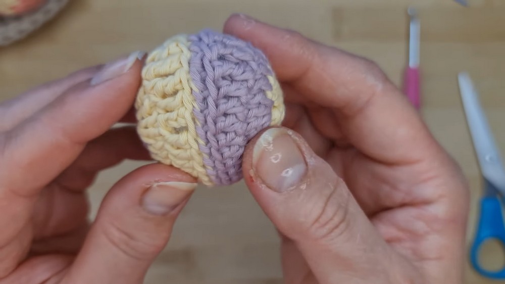 Crochet Granny Square Easter Egg Pattern 6