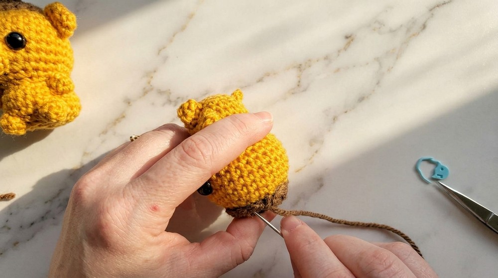 Crochet Honey Bear Amigurumi Pattern 5