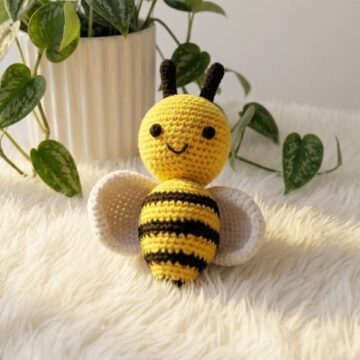 Crochet Honey Bee Amigurumi Pattern 7