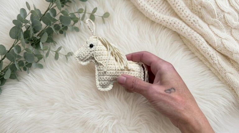 Crochet Horse Keychain Amigurumi Pattern 6