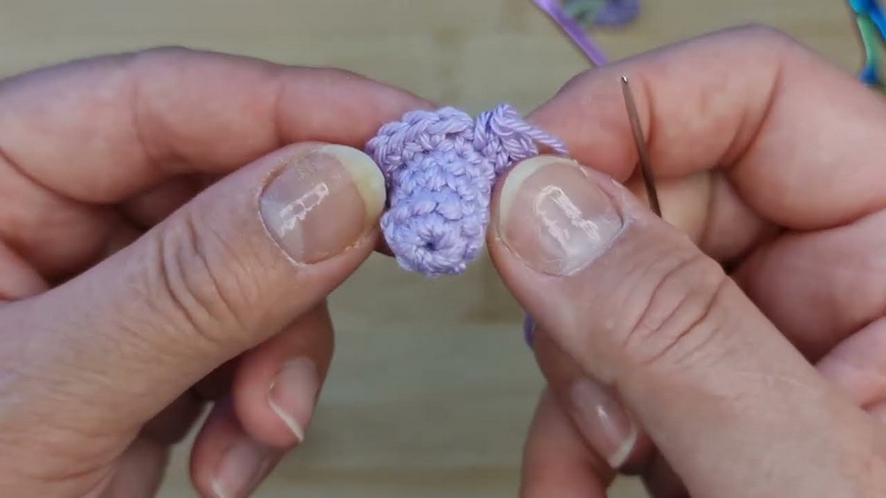 Crochet Miniature Bluebell Flower Pattern 3