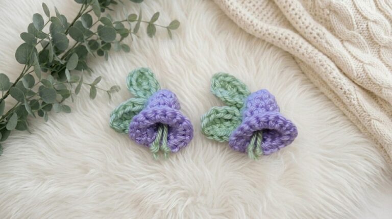 Crochet Miniature Bluebell Flower Pattern 7