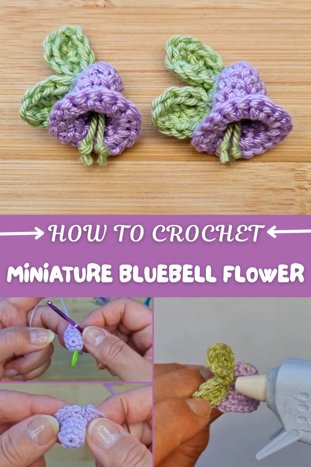 Crochet Miniature Bluebell Flower Pattern