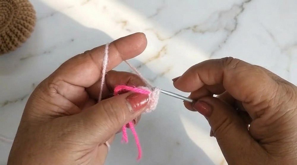 Crochet Shell Mini Coin Purse Pattern 1