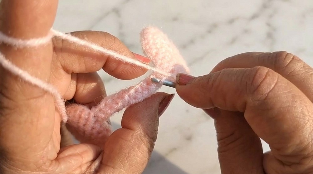 Crochet Shell Mini Coin Purse Pattern 3