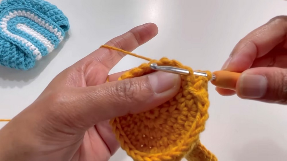 Crochet Small Round Pouch Pattern 4