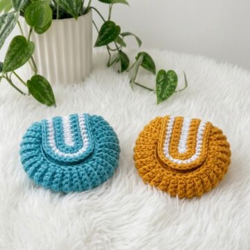 Crochet Small Round Pouch Pattern 7