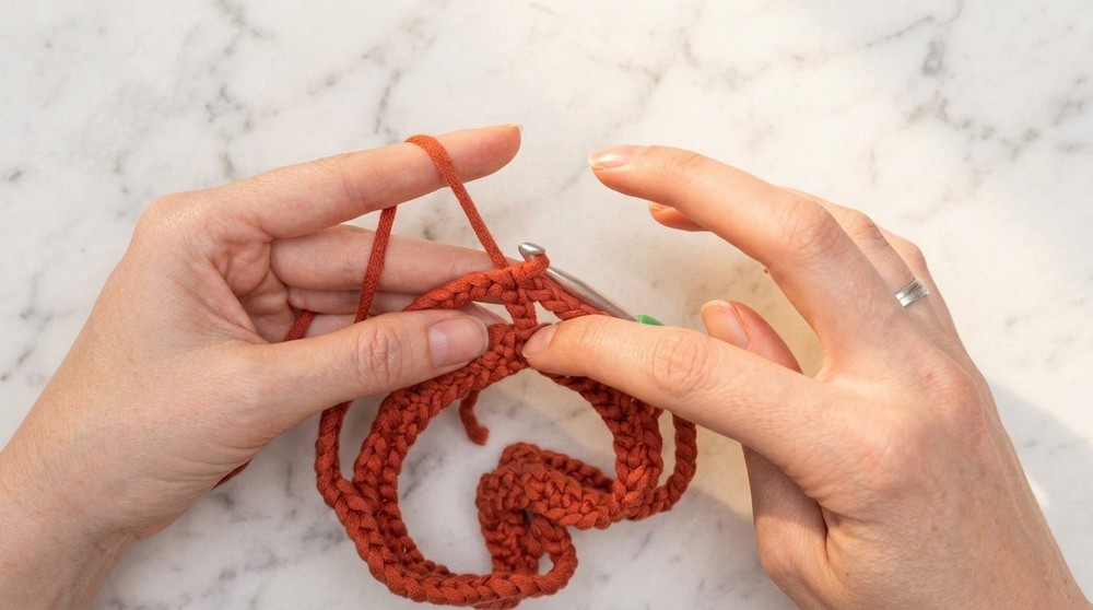 Crochet Spider Web Collar Pattern 3