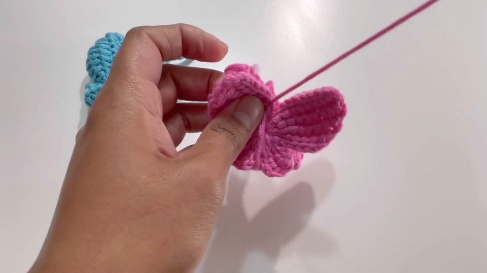 Cute Crochet Butterfly Keychain Pattern 5