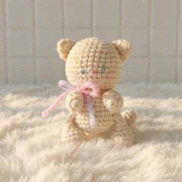 Cute Crochet Cat Amigurumi Pattern 6