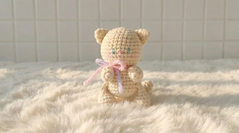 Cute Crochet Cat Amigurumi Pattern 6