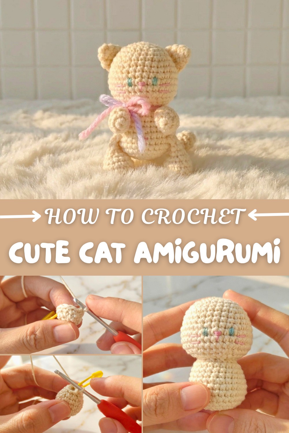 Cute Crochet Cat Amigurumi Pattern
