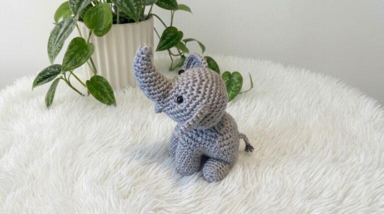 Cute Crochet Elephant Amigurumi Pattern 6