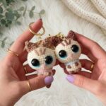 Cute Crochet Kitten Keychain Pattern 6