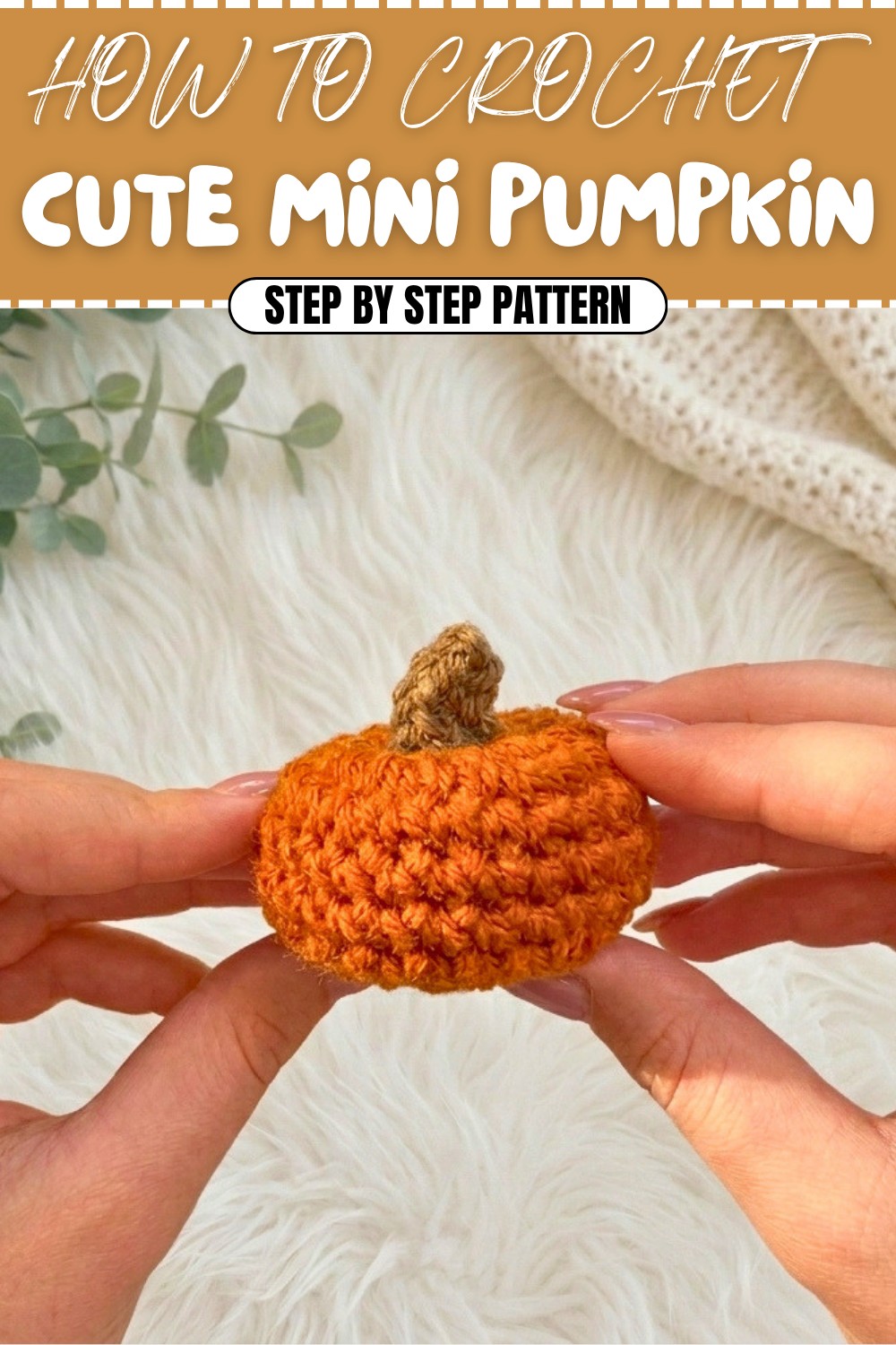 Cute Crochet Mini Pumpkin Pattern (1)