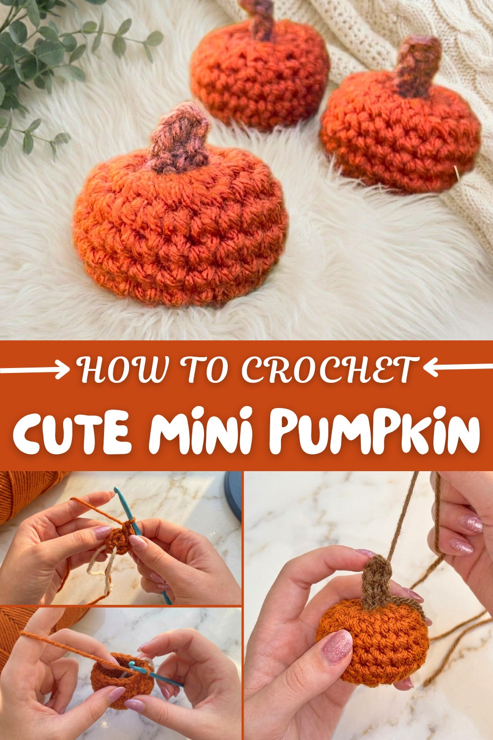 Cute Crochet Mini Pumpkin Pattern