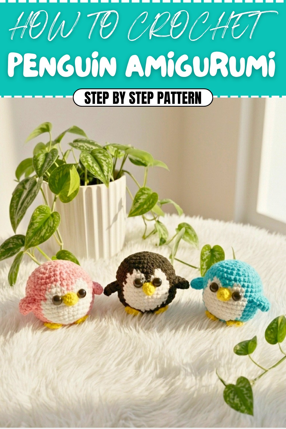 Cute Crochet Penguin Amigurumi Pattern (1)