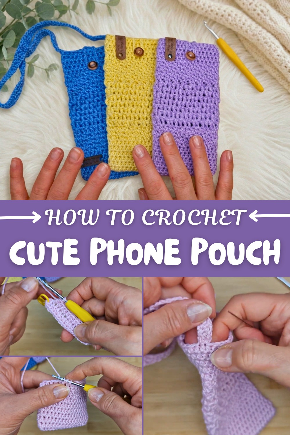 Cute Crochet Phone Pouch Pattern