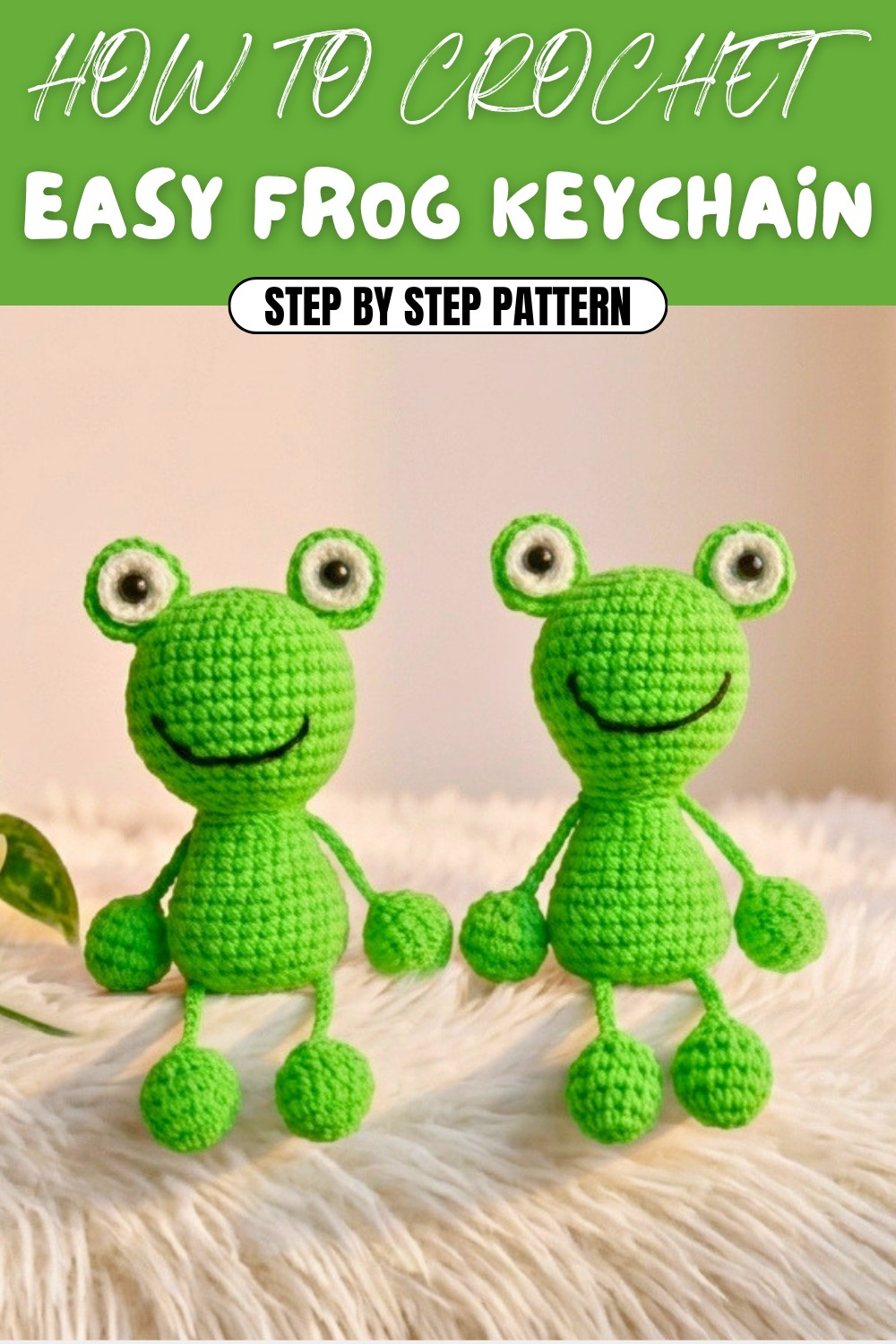 Easy Crochet Frog Keychain Pattern (1)