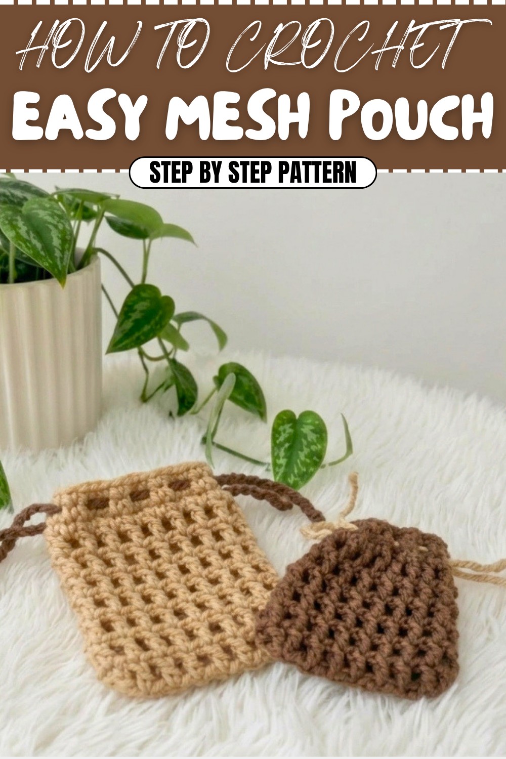 Easy Crochet Mesh Pouch Pattern (1)